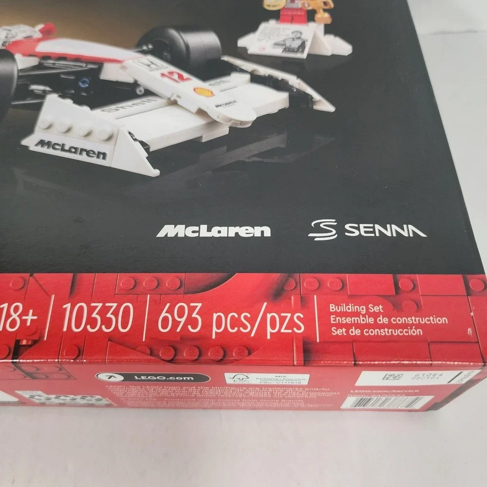 LEGO Icons 10330 McLaren MP4/4 & Ayrton Senna 693 Pcs NEW Sealed F1 Formula‎ 1